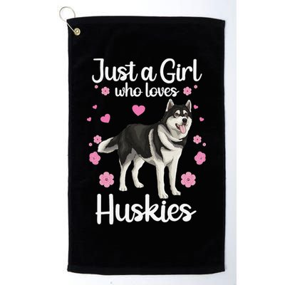 Funny Huskies For Pup Siberian Husky Dog Lovers Golf Towel