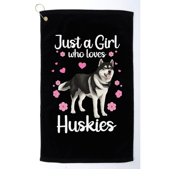 Funny Huskies For Pup Siberian Husky Dog Lovers Golf Towel