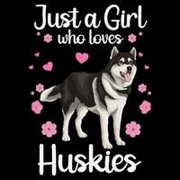 Funny Huskies For Pup Siberian Husky Dog Lovers Toddler T-Shirt