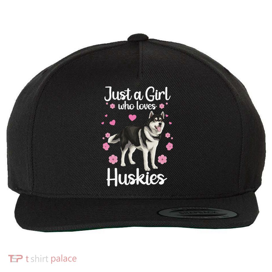 Funny Huskies For Pup Siberian Husky Dog Lovers Wool Snapback Cap