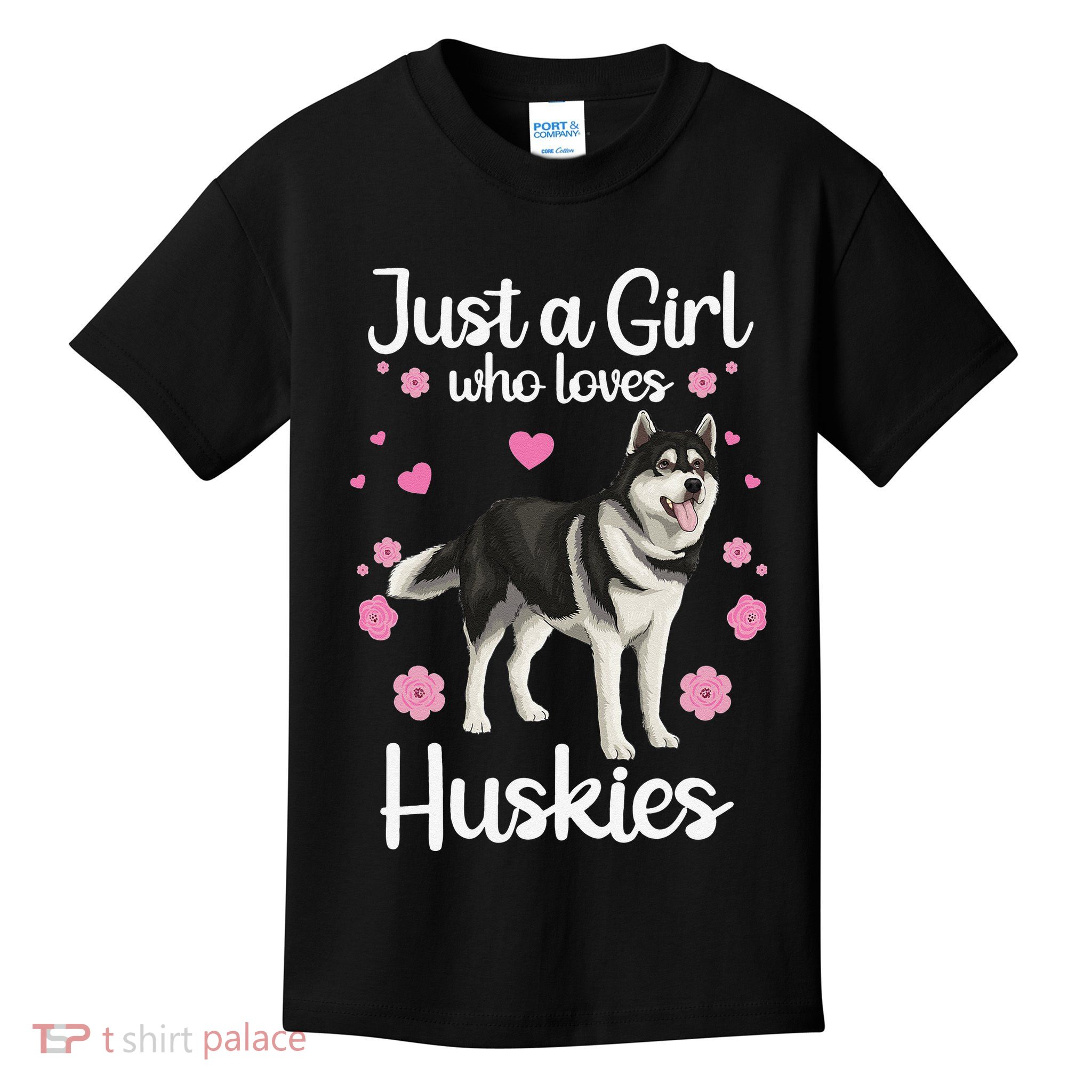 Funny Huskies For Pup Siberian Husky Dog Lovers Kids T-Shirt