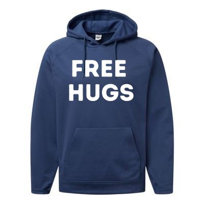 Free Hugs Performance Fleece Hoodie