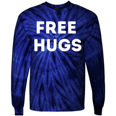 Free Hugs Tie-Dye Long Sleeve Shirt