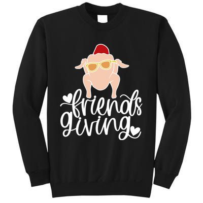 Funny Happy Friendsgiving Turkey Friends Giving Sweatshirt