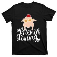 Funny Happy Friendsgiving Turkey Friends Giving T-Shirt