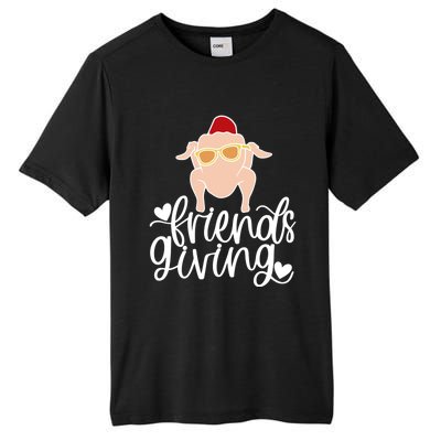 Funny Happy Friendsgiving Turkey Friends Giving Tall Fusion ChromaSoft Performance T-Shirt