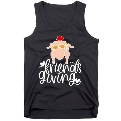 Funny Happy Friendsgiving Turkey Friends Giving Tank Top