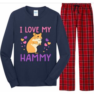 Funny Hamster For Wo Hammy Cute Pet Lovers Gifts Long Sleeve Pajama Set