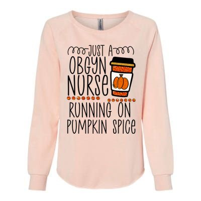 Funny Halloween Fall Pumpkin Spice Obgyn Gynecology Nurse Gift Womens California Wash Sweatshirt