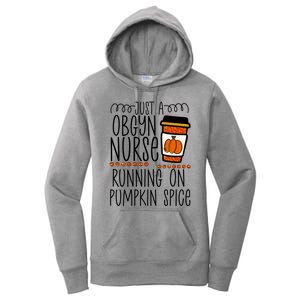 Funny Halloween Fall Pumpkin Spice Obgyn Gynecology Nurse Gift Women's Pullover Hoodie