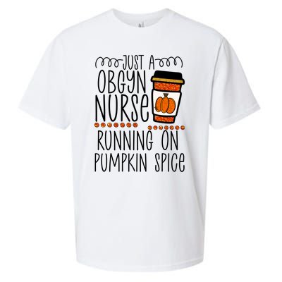 Funny Halloween Fall Pumpkin Spice Obgyn Gynecology Nurse Gift Sueded Cloud Jersey T-Shirt