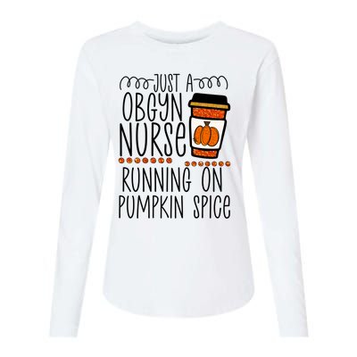 Funny Halloween Fall Pumpkin Spice Obgyn Gynecology Nurse Gift Womens Cotton Relaxed Long Sleeve T-Shirt