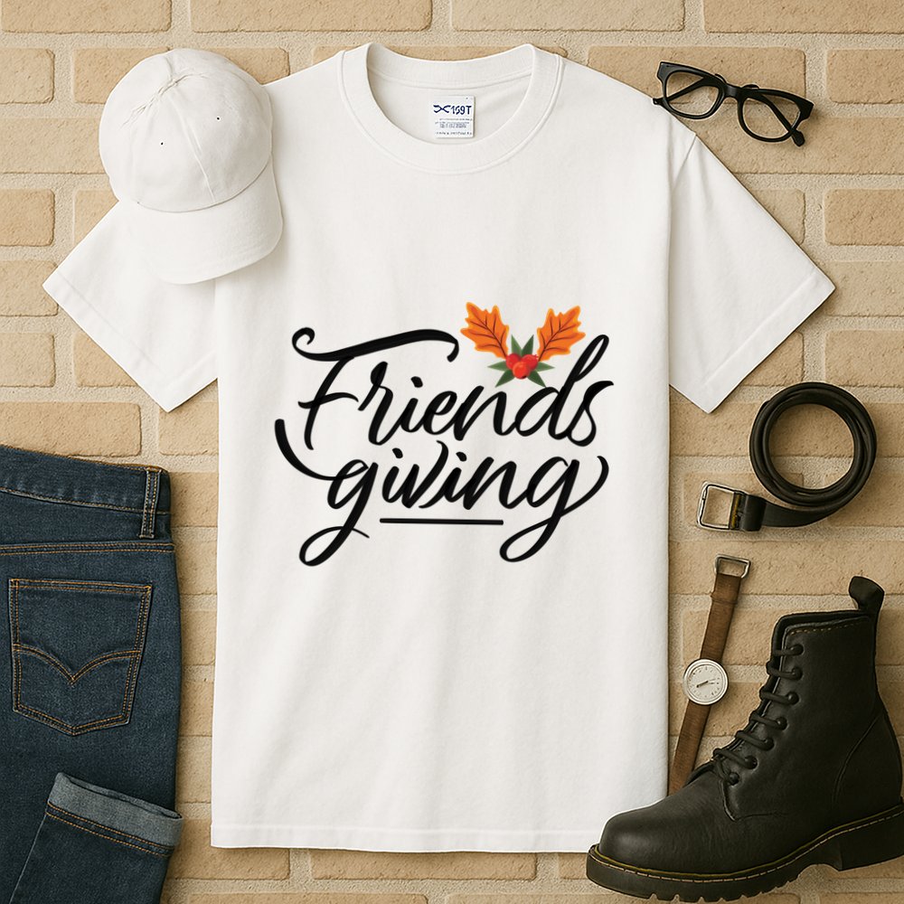 Friendsgiving Holiday Festive Thanksgiving Tall T-Shirt