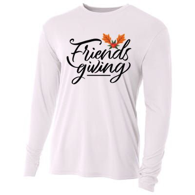 Friendsgiving Holiday Festive Thanksgiving Cooling Performance Long Sleeve Crew