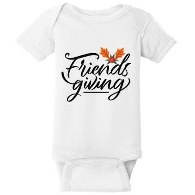 Friendsgiving Holiday Festive Thanksgiving Baby Bodysuit