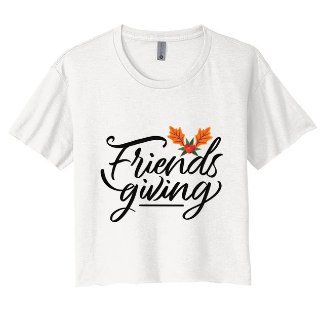Friendsgiving Holiday Festive Thanksgiving Crop Top