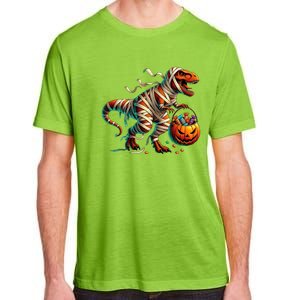 Funny Halloween For Boy T Rex Dinosaur Mummy Costume Adult ChromaSoft Performance T-Shirt