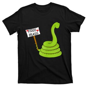 Free Hugs! Funny Boa Constrictor Python Reptile Snake Pun T-Shirt