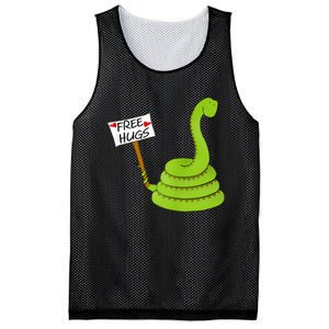 Free Hugs! Funny Boa Constrictor Python Reptile Snake Pun Mesh Reversible Basketball Jersey Tank