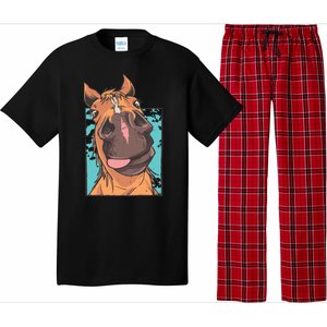 Funny Horse Face Pajama Set