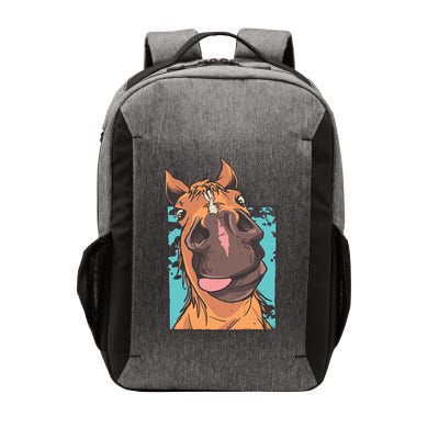 Funny Horse Face Vector Backpack