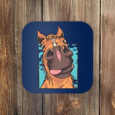 Funny Horse Face Coaster