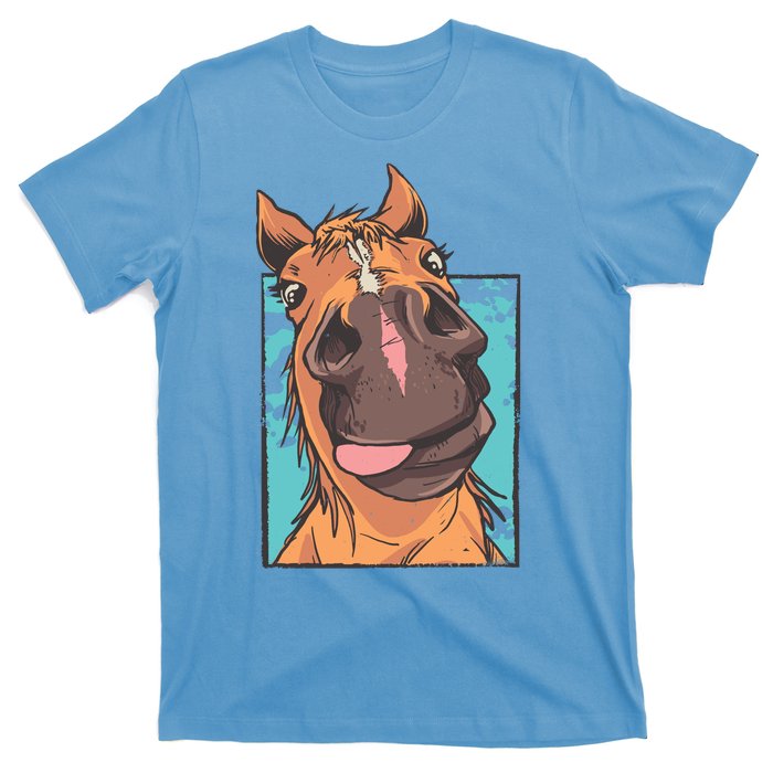 Funny Horse Face T-Shirt