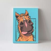 Funny Horse Face Canvas