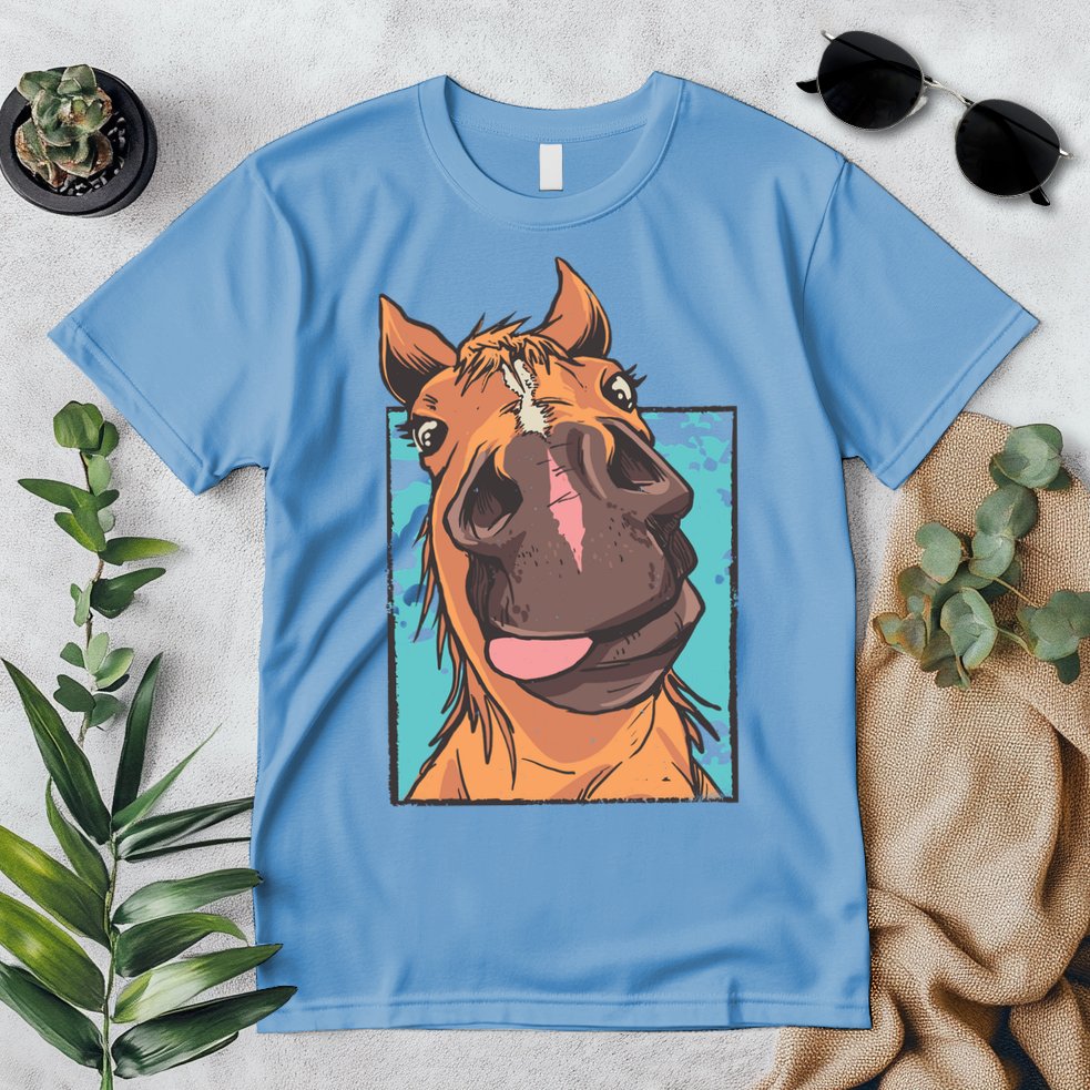 Funny Horse Face Premium T-Shirt