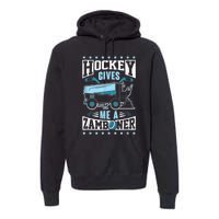 Funny Hockey For Men Hockey Gives Me A Zamboner Premium Hoodie