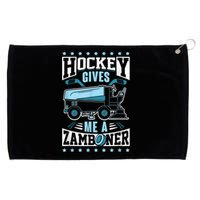 Funny Hockey For Men Hockey Gives Me A Zamboner Grommeted Golf Towel