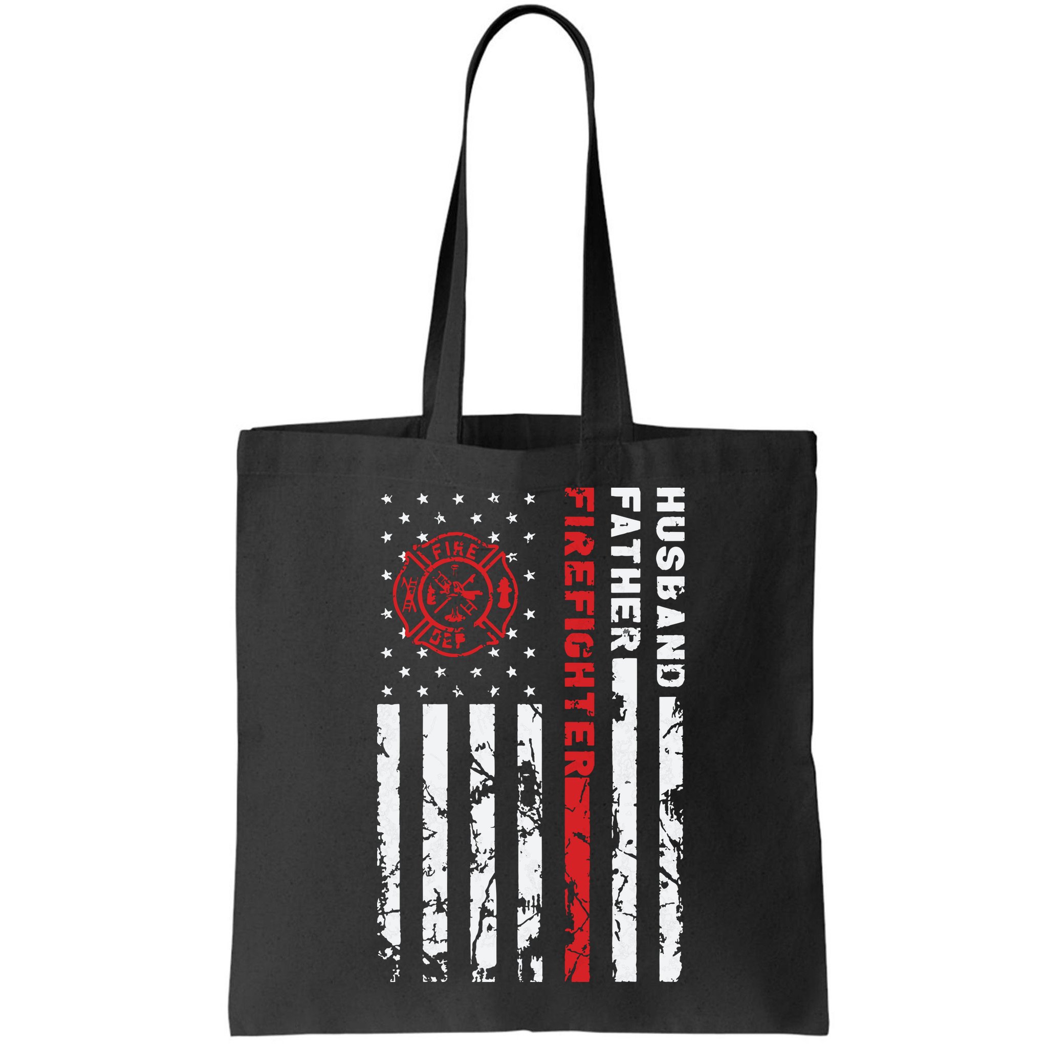 Firefighter Husband Father Fireman Fathers Day Gift For Dad Bag