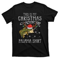 Festive Holiday Fishing Pajama for Dad T-Shirt