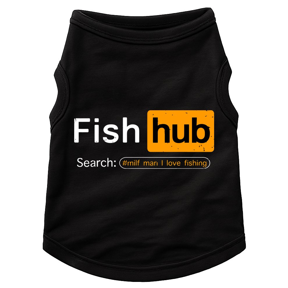 Fish Hub Funny Dirty Fishing Joke MILF Man I Love Fishing Doggie Tank