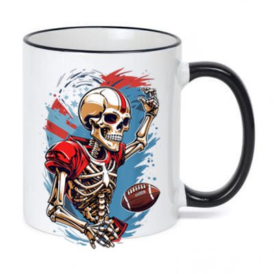 Football Halloween 11oz Black Color Changing Mug