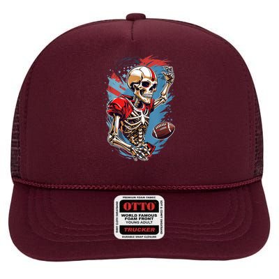 Football Halloween High Crown Mesh Back Trucker Hat