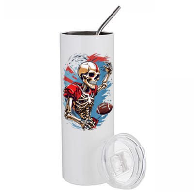 Football Halloween Stainless Steel Tumbler