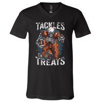 Football Halloween V-Neck T-Shirt