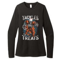 Football Halloween Womens CVC Long Sleeve Shirt