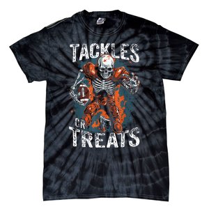 Football Halloween Tie-Dye T-Shirt