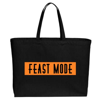 Fun Halloween Feast Mode Gift Cotton Canvas Jumbo Tote