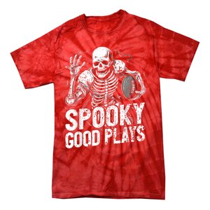 Football Halloween Tie-Dye T-Shirt