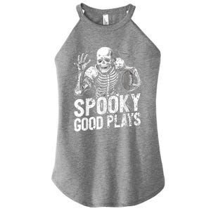 Football Halloween Women’s Perfect Tri Rocker Tank