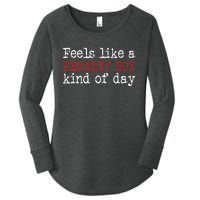 Funny Hockey Feels Like A Penalty Box Day Hockey Player Women's Perfect Tri Tunic Long Sleeve Shirt