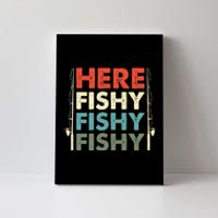 Fish Hunting Fishing Fishrod Fisherman Canvas