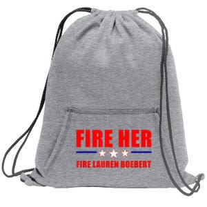 Fire Her Fire Lauren Boebert Sweatshirt Cinch Pack Bag