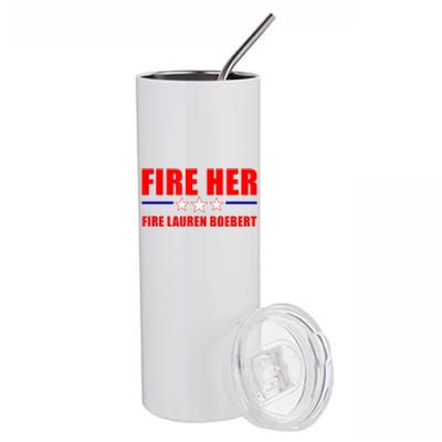 Fire Her Fire Lauren Boebert Stainless Steel Tumbler