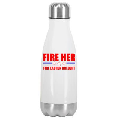 Fire Her Fire Lauren Boebert Stainless Steel Insulated Water Bottle