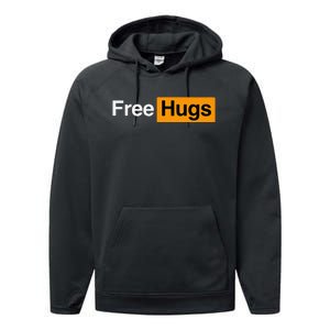 Free Hugs Performance Fleece Hoodie