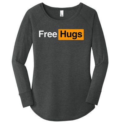 Free Hugs Women's Perfect Tri Tunic Long Sleeve Shirt